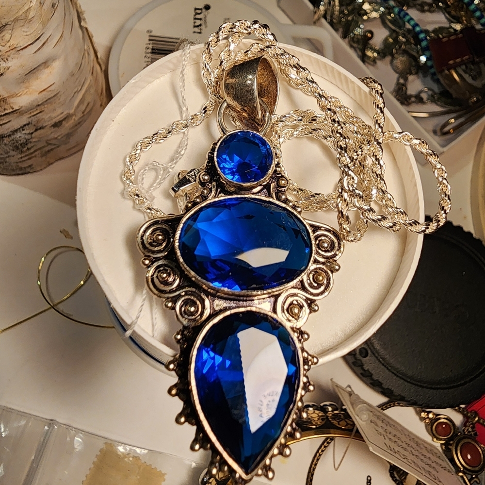 Blue Cobalt Necklace